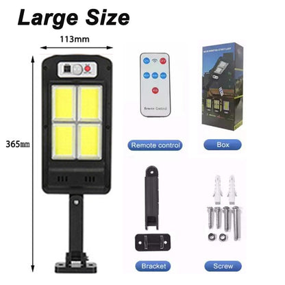 Solar Lamp With 3 Light Mode Remote Control