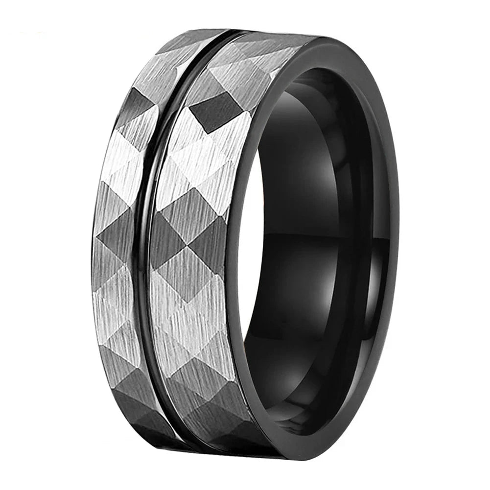 Tungsten Rings 8mm Black Tungsten