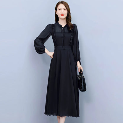 Chiffon Dress Black