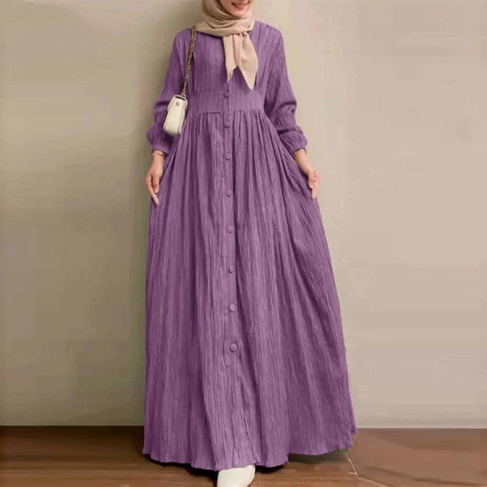 Abaya purple