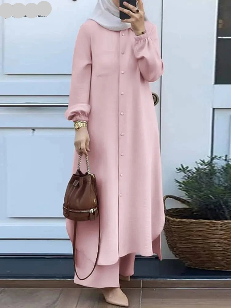 Abaya Light Pink