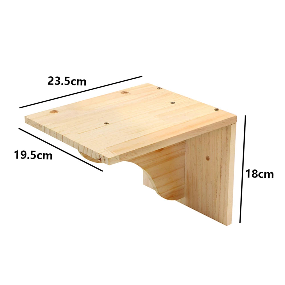 Wall Mounted Cat Shelf Bed Soft Cushion Climbing Sleeping Playing