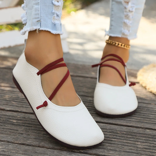 Flat Shoes White