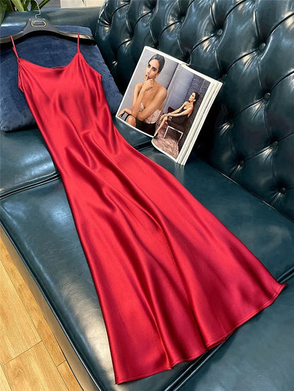 Vestido Satinado Red