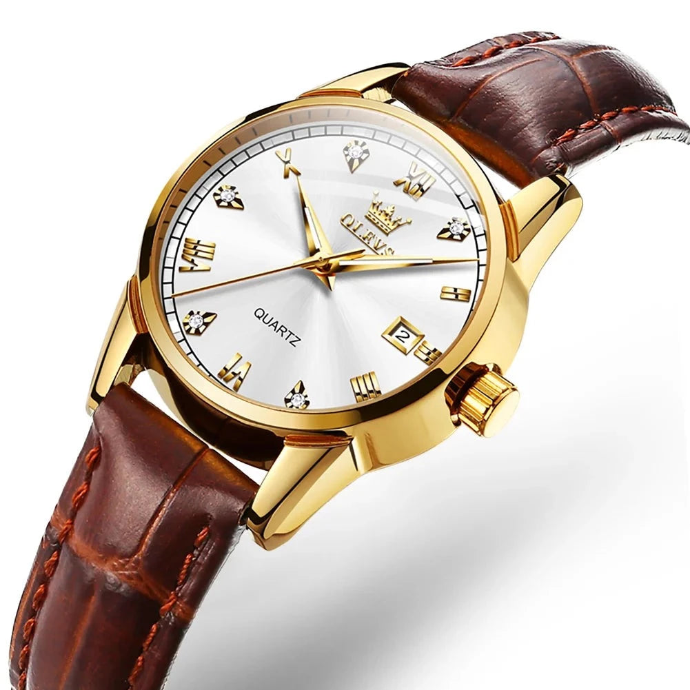 Reloj para mujer Gold White