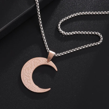 Colgante Moon Rose Gold