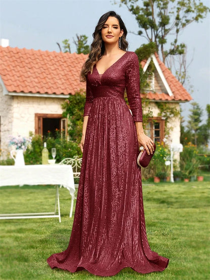 Evening Dress Burgundy