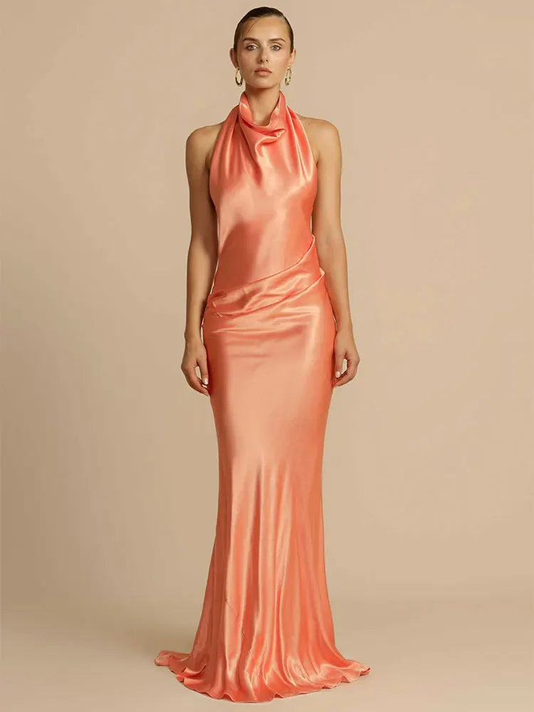 Evening Dress Orange