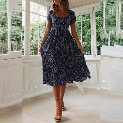 Vestido Floral Navy Blue