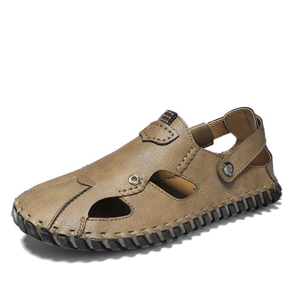 Sandalias artesanales Khaki A