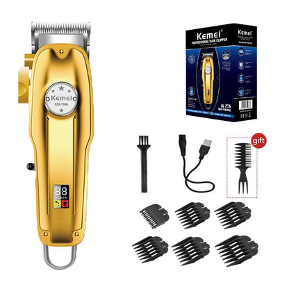 Kit Electric Cordless Hair Trimmer Hair Cut Machine