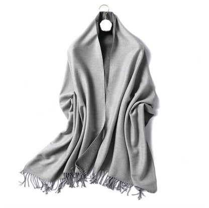 Winter Cashmere Scarf Women Thick Warm Shawls Wraps Lady