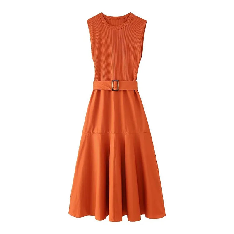 Vestidos PAtchwork Orange