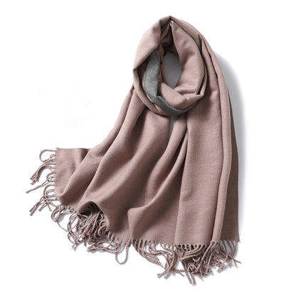 Winter Cashmere Scarf Women Thick Warm Shawls Wraps Lady