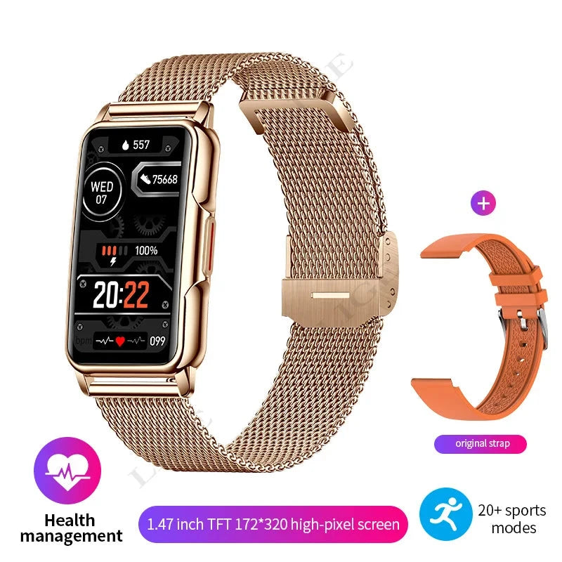 Smartwatch Mesh Bel Gold