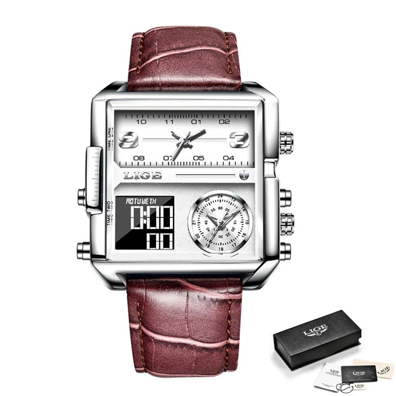 Watch Silver White Box AK