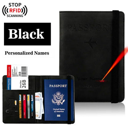 Passport Cover Black