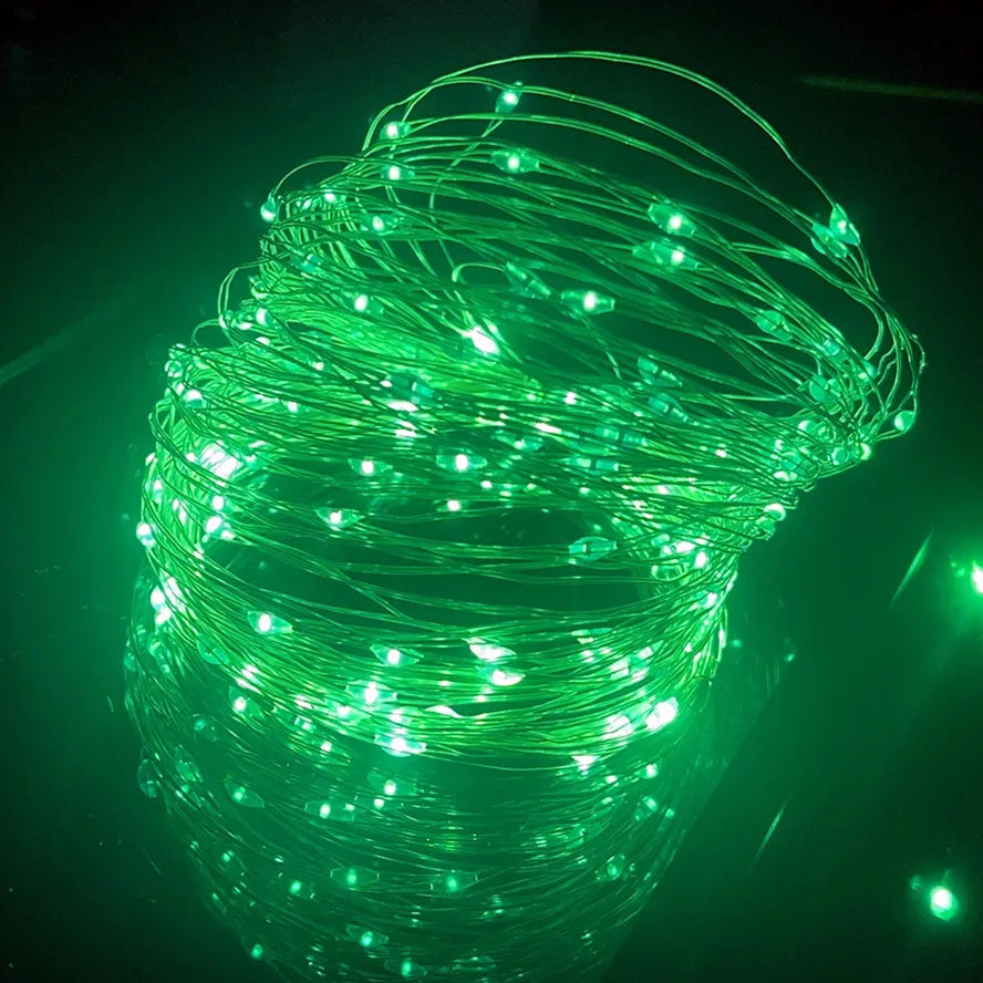 Tira de luces led verde