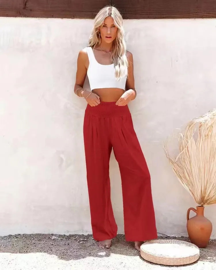 Women's Casual Pants Watermelon Red