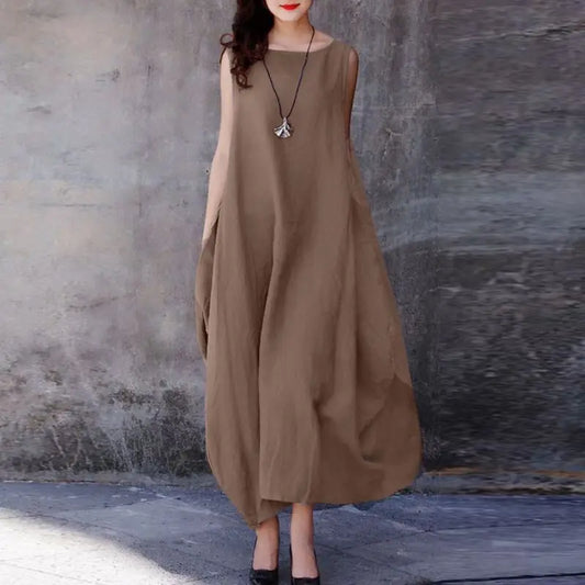 Oversized Dress Coffee