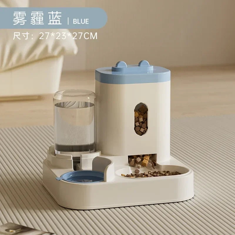 Automatic Feeder Cat Blue