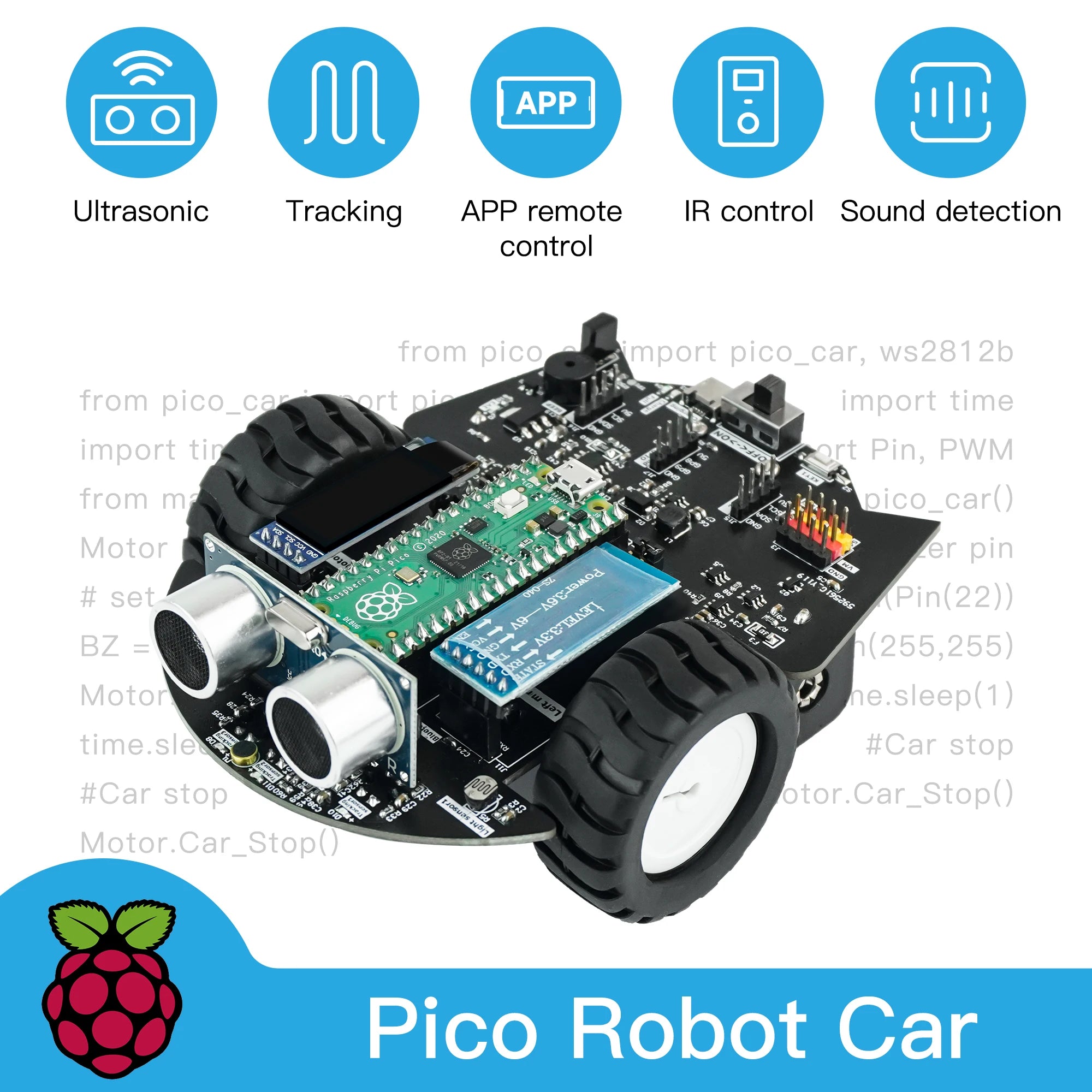 Electronic Kit Coding Robot Kit Support MicroPython Programming APP ...