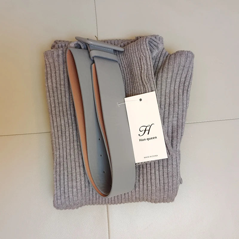 Turtleneck Sweater Gray