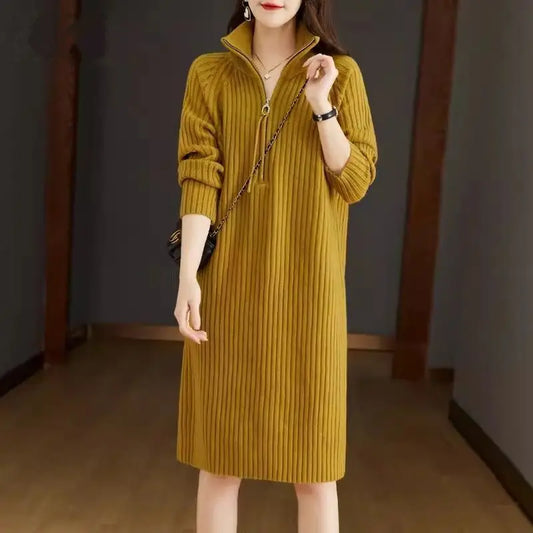 Patchwork Dress Yellow