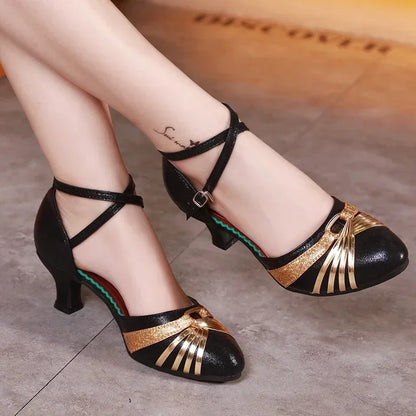 Zapatos modernos Gold Black