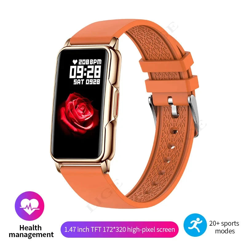 Smartwatch Silica Gel Orange