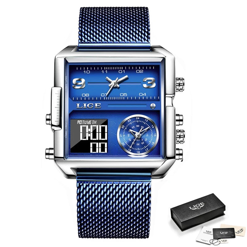 Watch Silver Blue AO