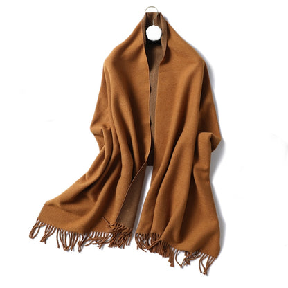 Winter Cashmere Scarf Women Thick Warm Shawls Wraps Lady