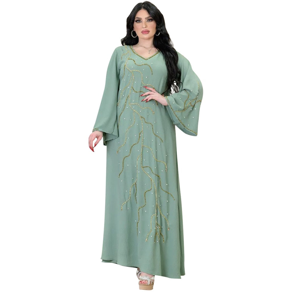Caftan Elegant Muslim Women Dress
