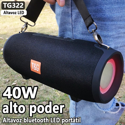 40W High Power TG322 LED Bluetooth Speaker