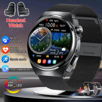 Smartwatch Black Mesh Belt 2A