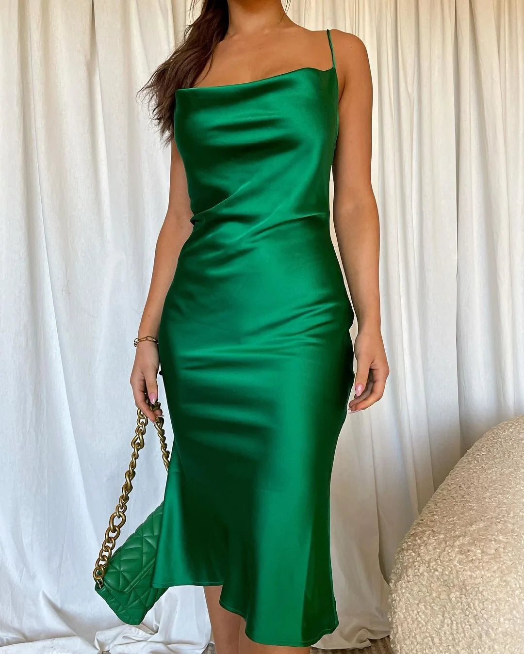 Vestido Liso Green