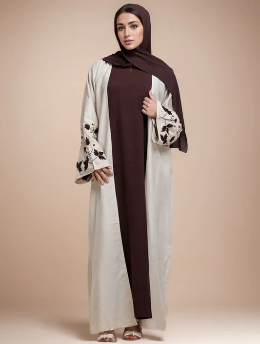 Abaya Hijab Apricot