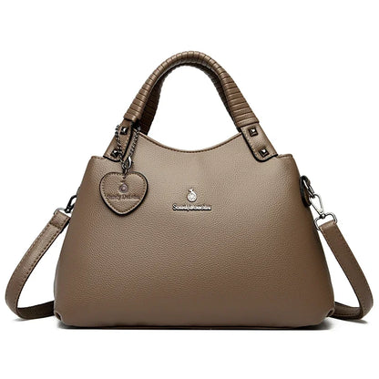 Luxury Handbag Dark Khaki