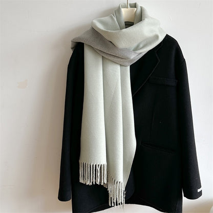 Winter Cashmere Scarf Women Thick Warm Shawls Wraps Lady