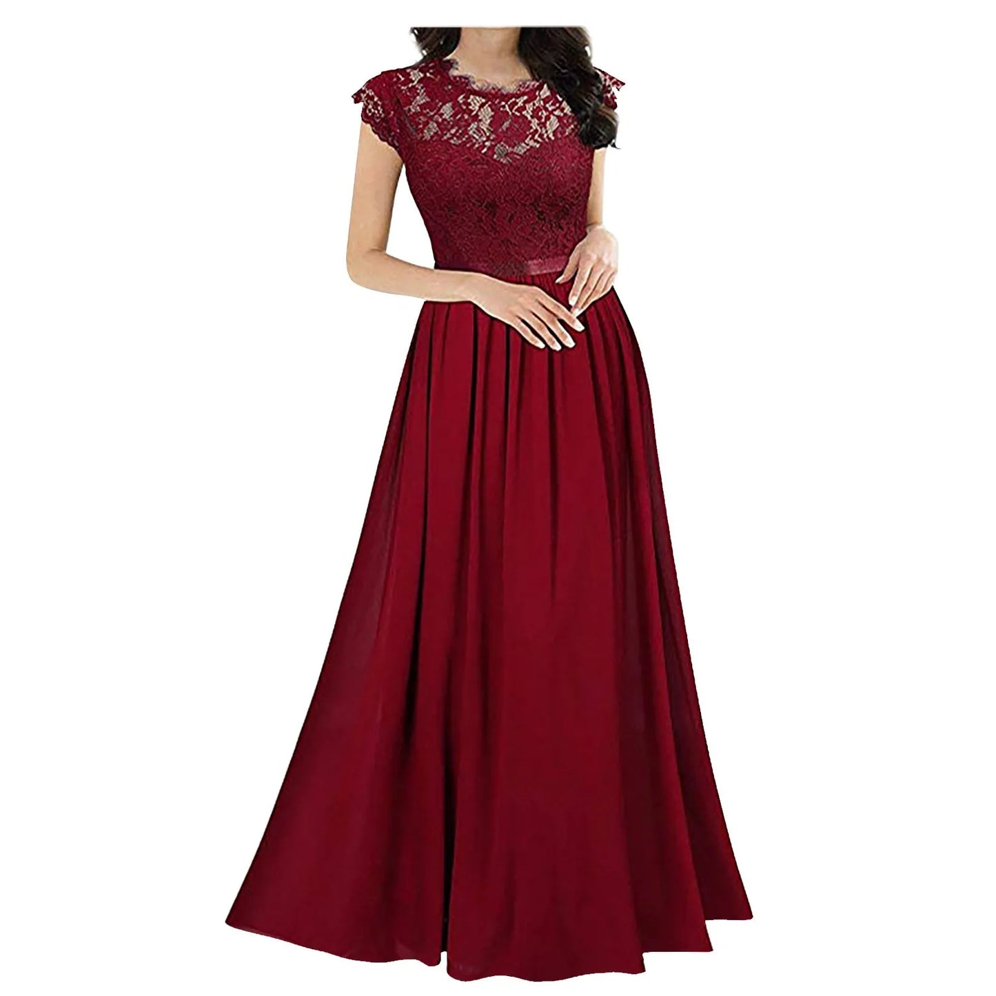 Evening Dress Burgundy