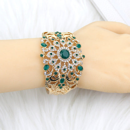 Crystal Bangle Sunflower Crystal Bracelet