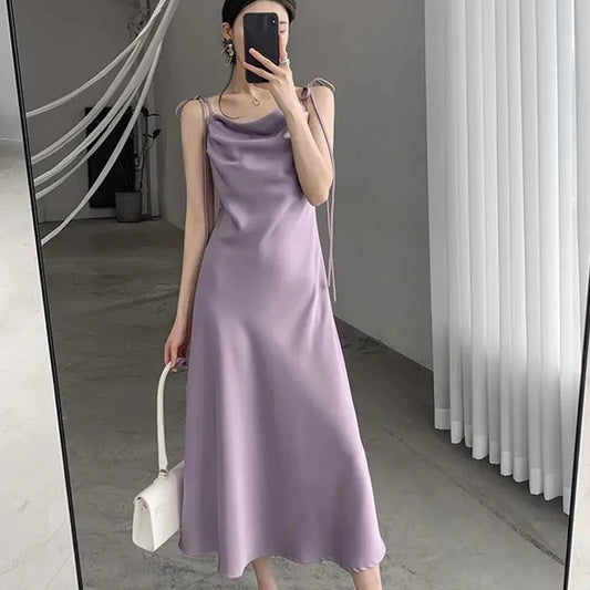 Vestido Liso Purple
