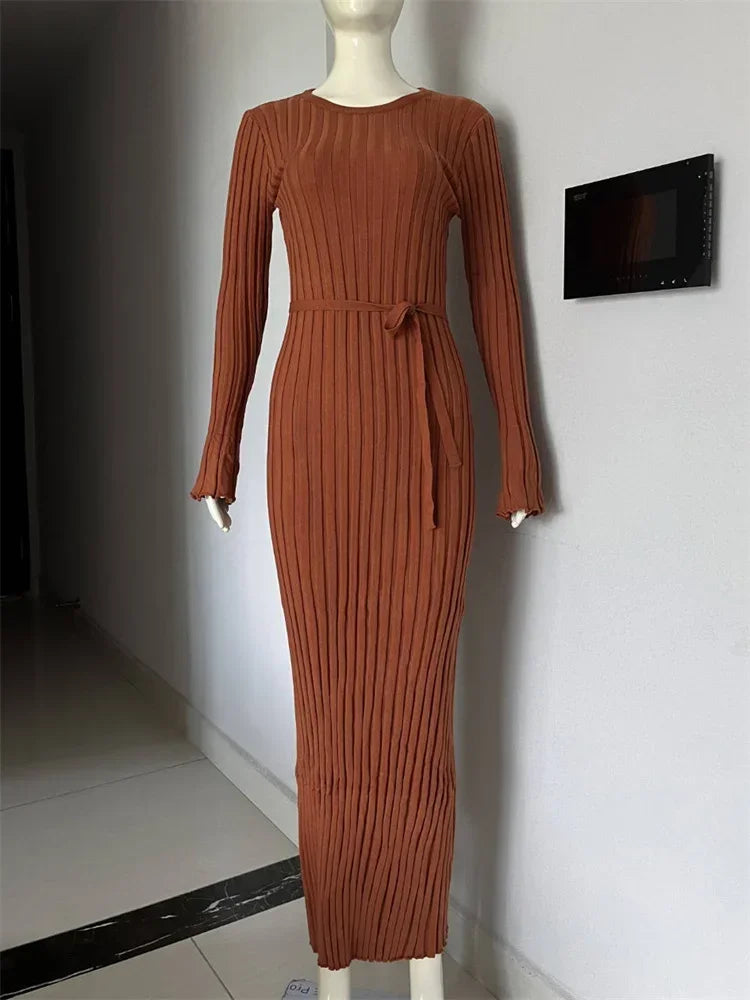 Maxi Dress Brown