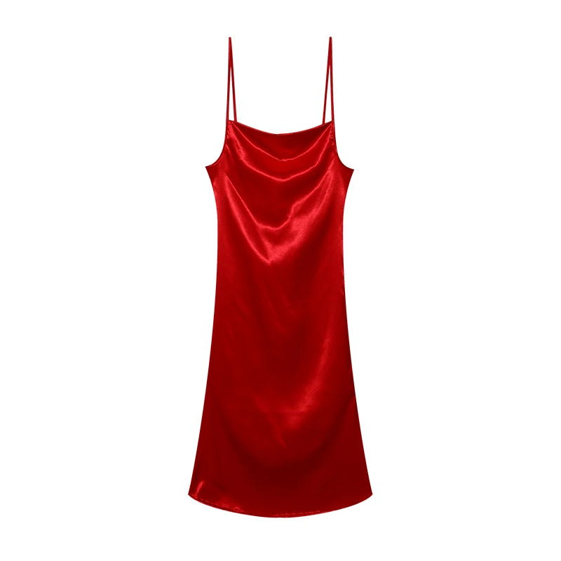 Vestido liso Red