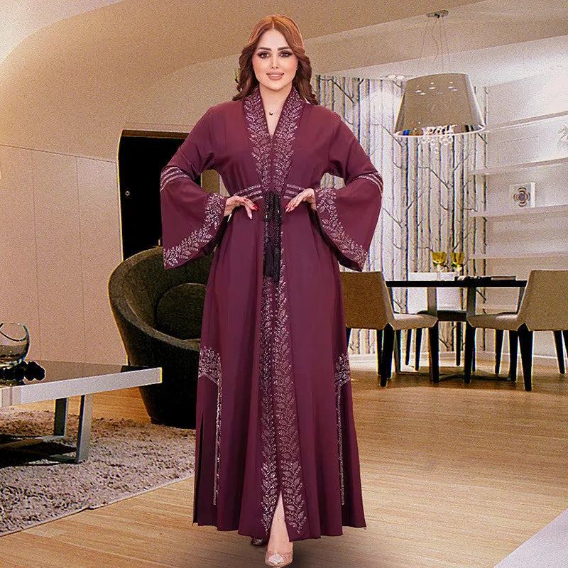 Kaftan Wine Red