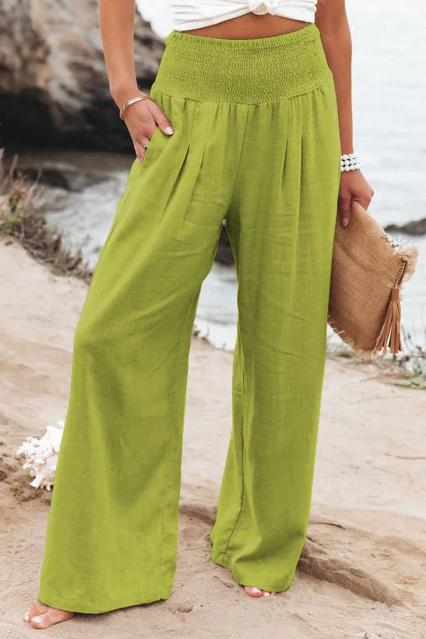 Women's Casual Pants Fluorescent Green