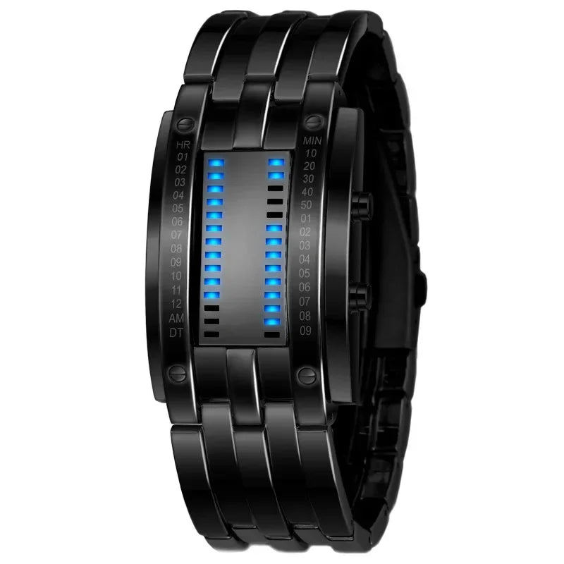 Men Watch Binary Black