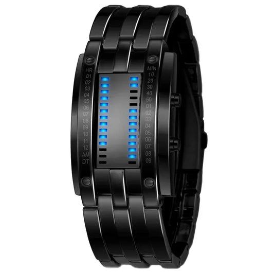 Men Watch Binary Black