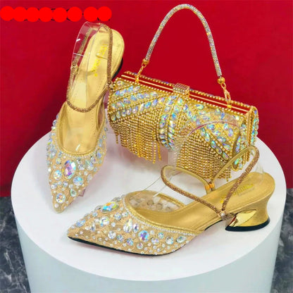 Bag Shoes Gold