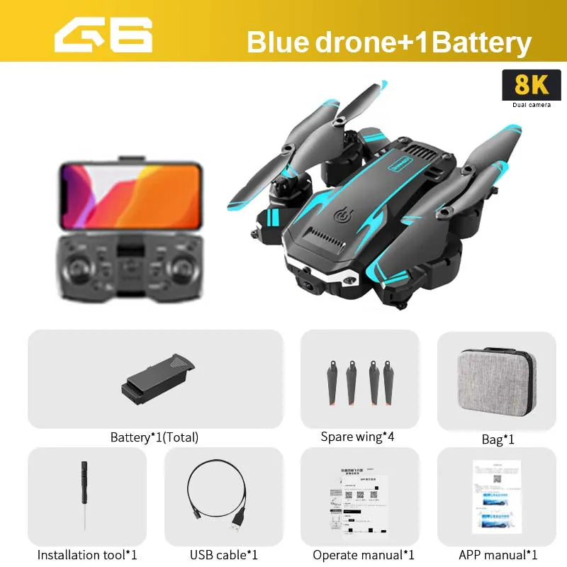 Drone 8K Blue 1B